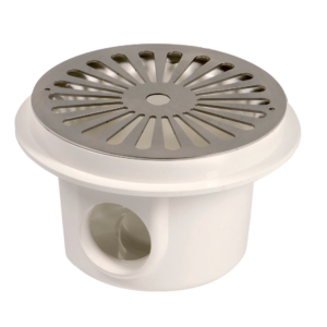 Fenékürítő betonos AISI 316L ráccsal