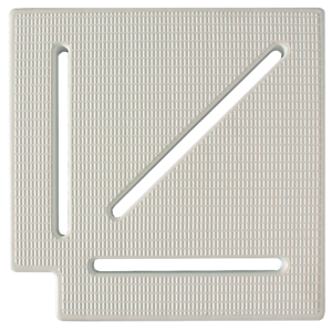 Túlfolyó sarok elem 90º 245mm