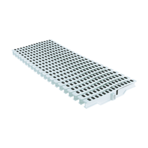 Túlfolyó rács egyenes antracit 200mm