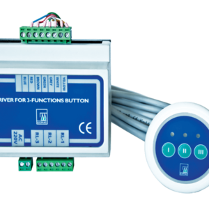 Vezérlő és 3 funkciós nyomógomb szett