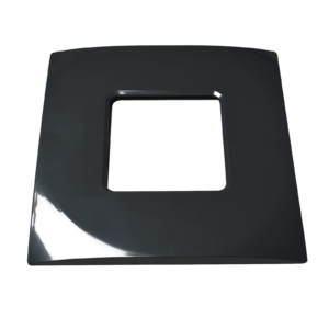 Design Antracit négyzet előlap