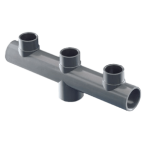 Osztó - gyűjtő 6-utas D50-63