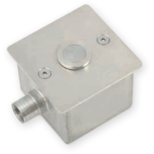 Beépítő inox doboz 1 piezo kapcsolóhoz