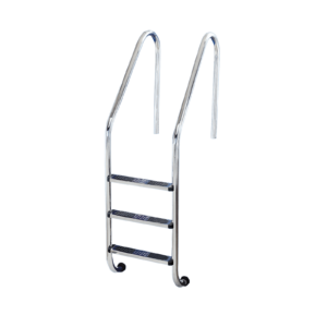 Létra, nagy ívű 2 fokos AISI316