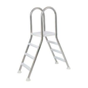 Kétágú inox létra 5 + 5 fokos, max 1,5m