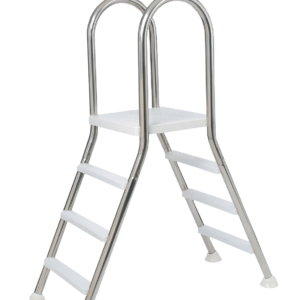 Kétágú inox létra 3 + 3 fokos, max 1,0m