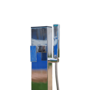 Kubic zuhany, meleg vizes kézi tusolóval