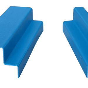 Kék fóliabádog - inox, vályú külső - 2m