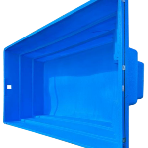 Square Pool HDPE - gyöngyház-kék