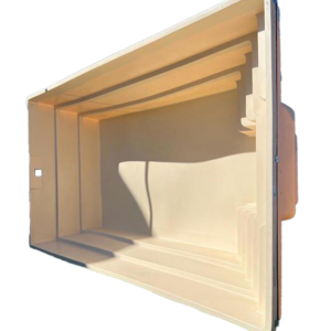 Square Pool HDPE - bézs
