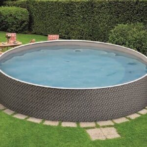 Azuro kör Rattan, kék 3,6x1,2m