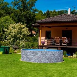 Azuro kör Stone, kék 4,6x1,2m