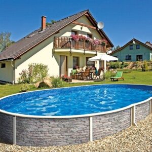 Azuro oval Stone, kék 5,5x3,7x1,2m