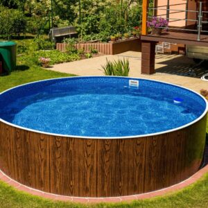 Azuro kör Wood, kék 5,5x1,2m