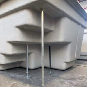 Acél medence támasz